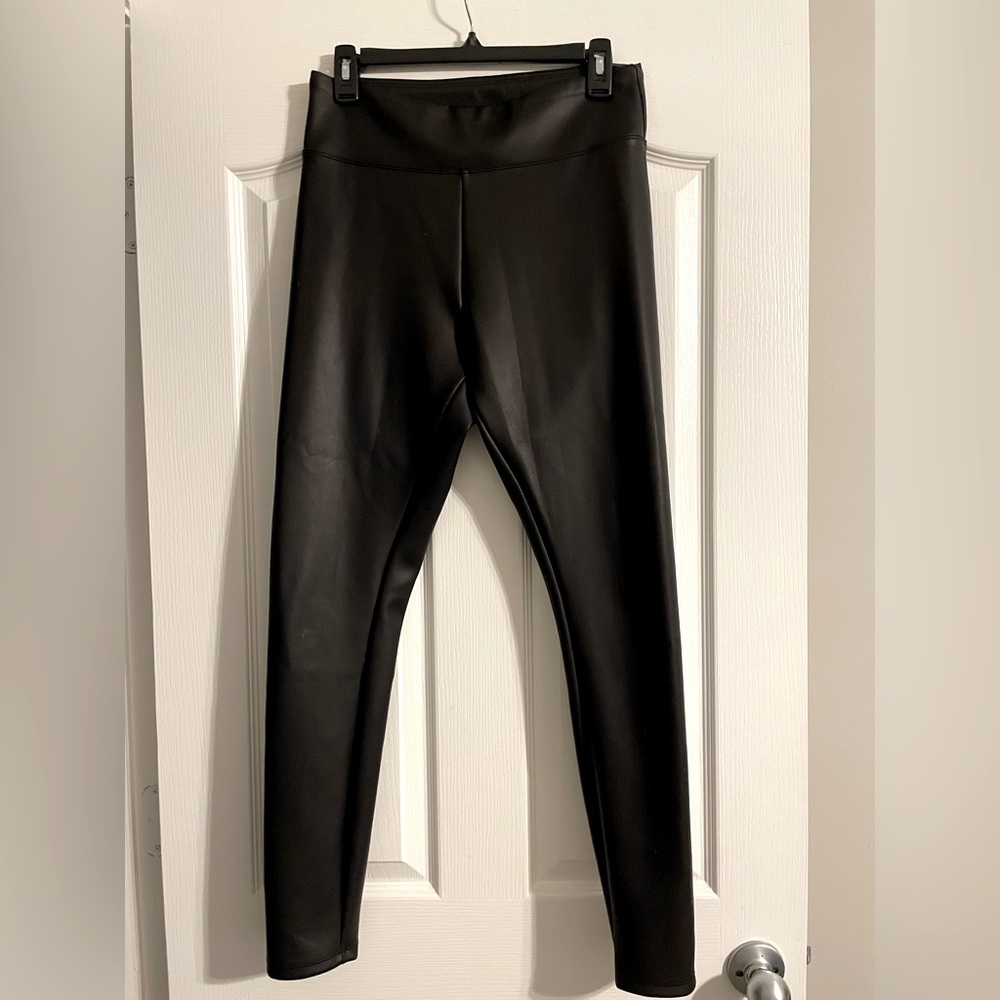 Express faux leather leggings